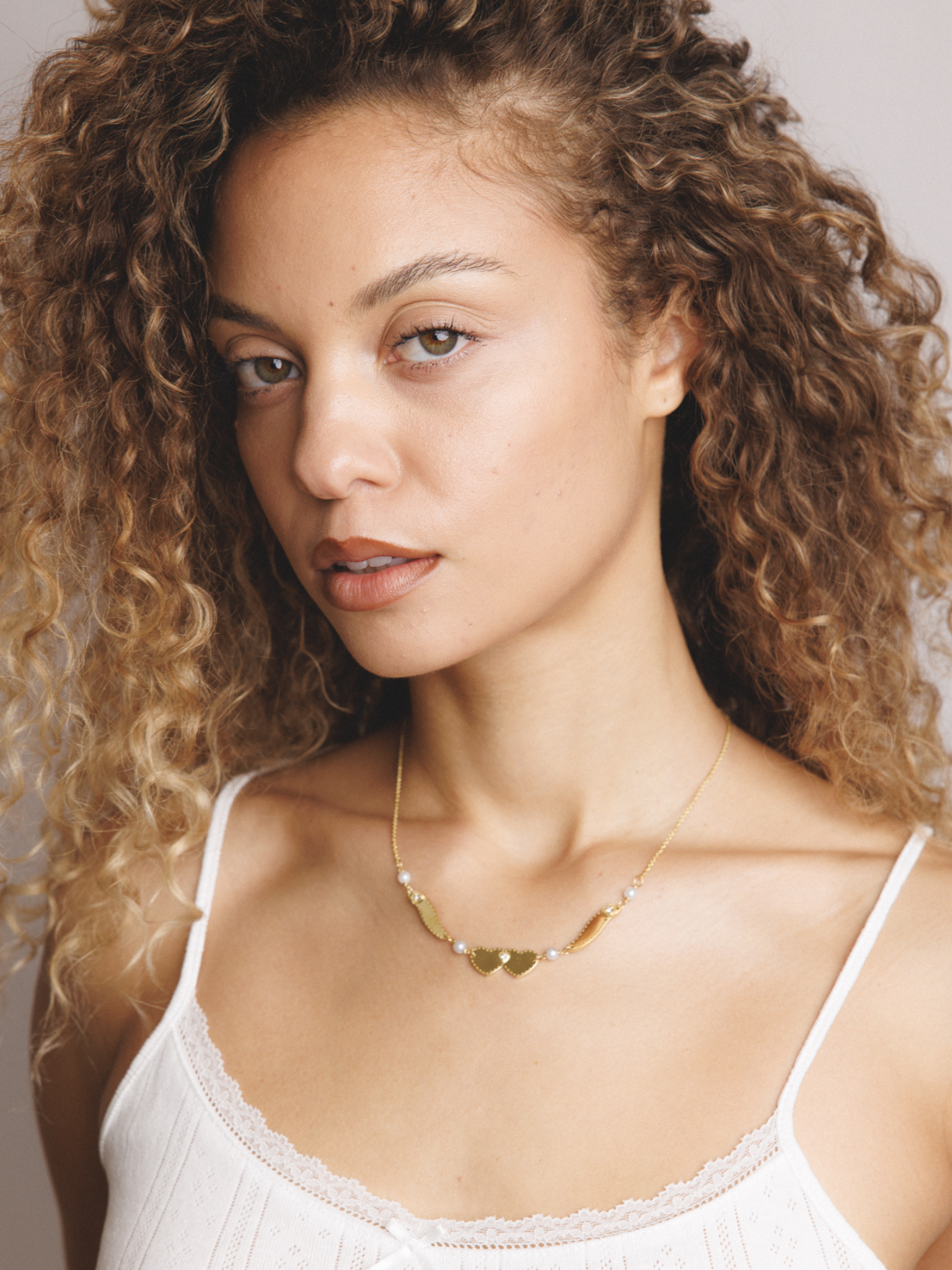 Wings of Love Necklace - 14K Gold Vermeil