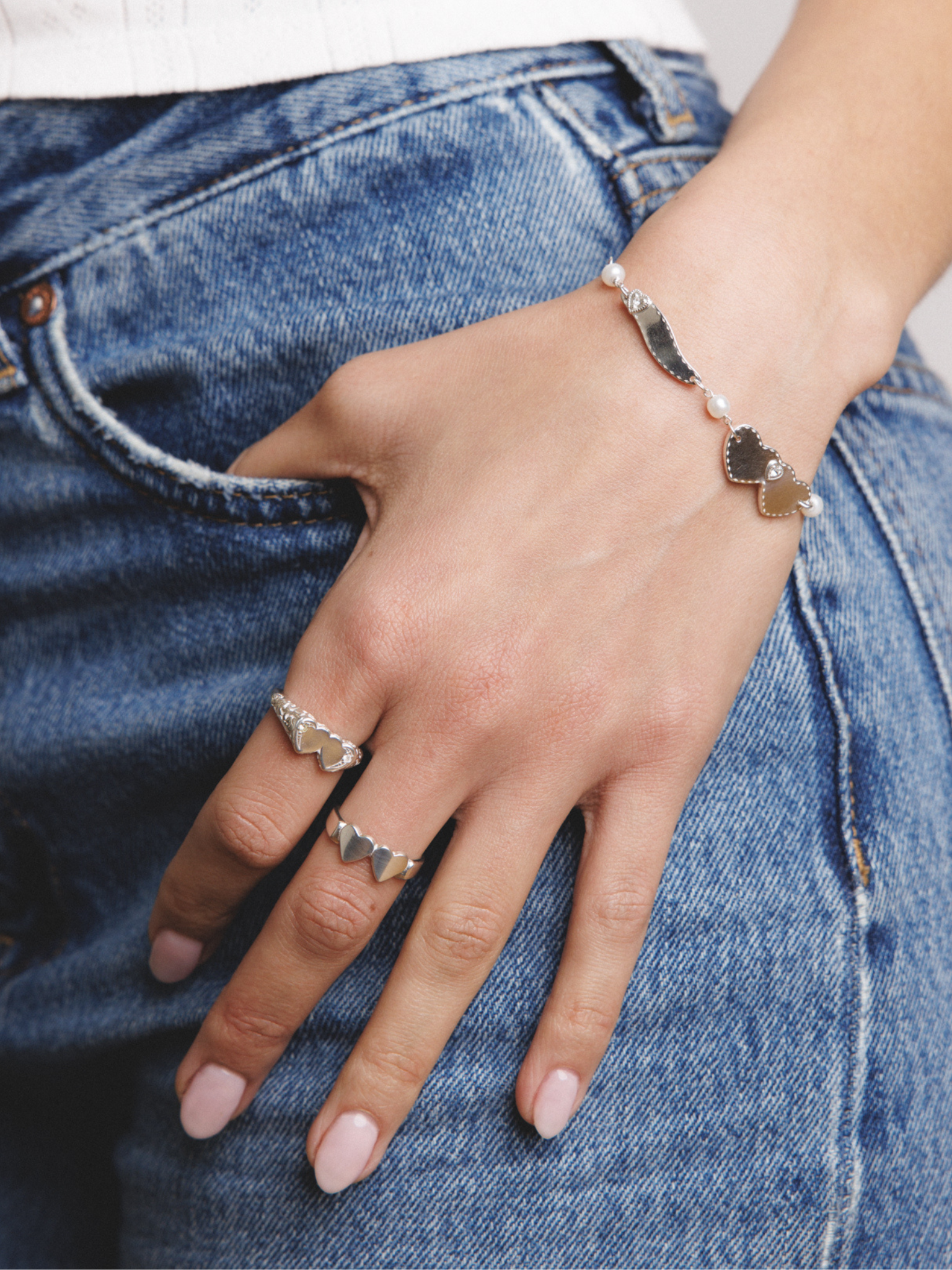 Victorian Varsity Ring - .925 Sterling Silver