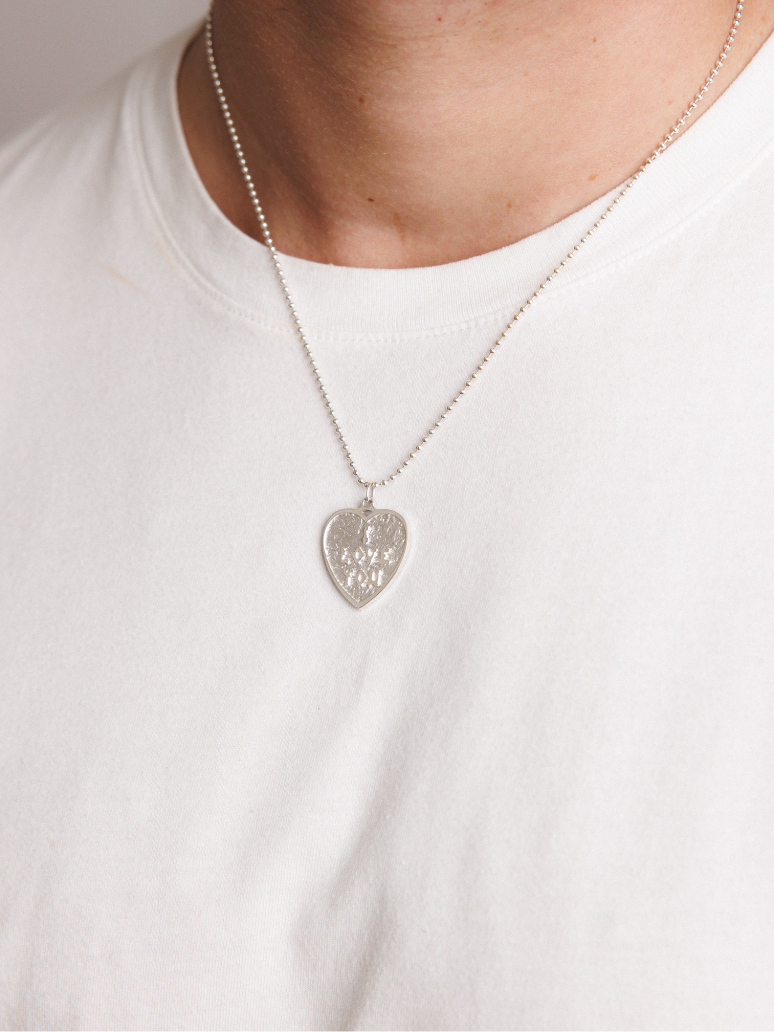 ILY Necklace - .925 Sterling Silver