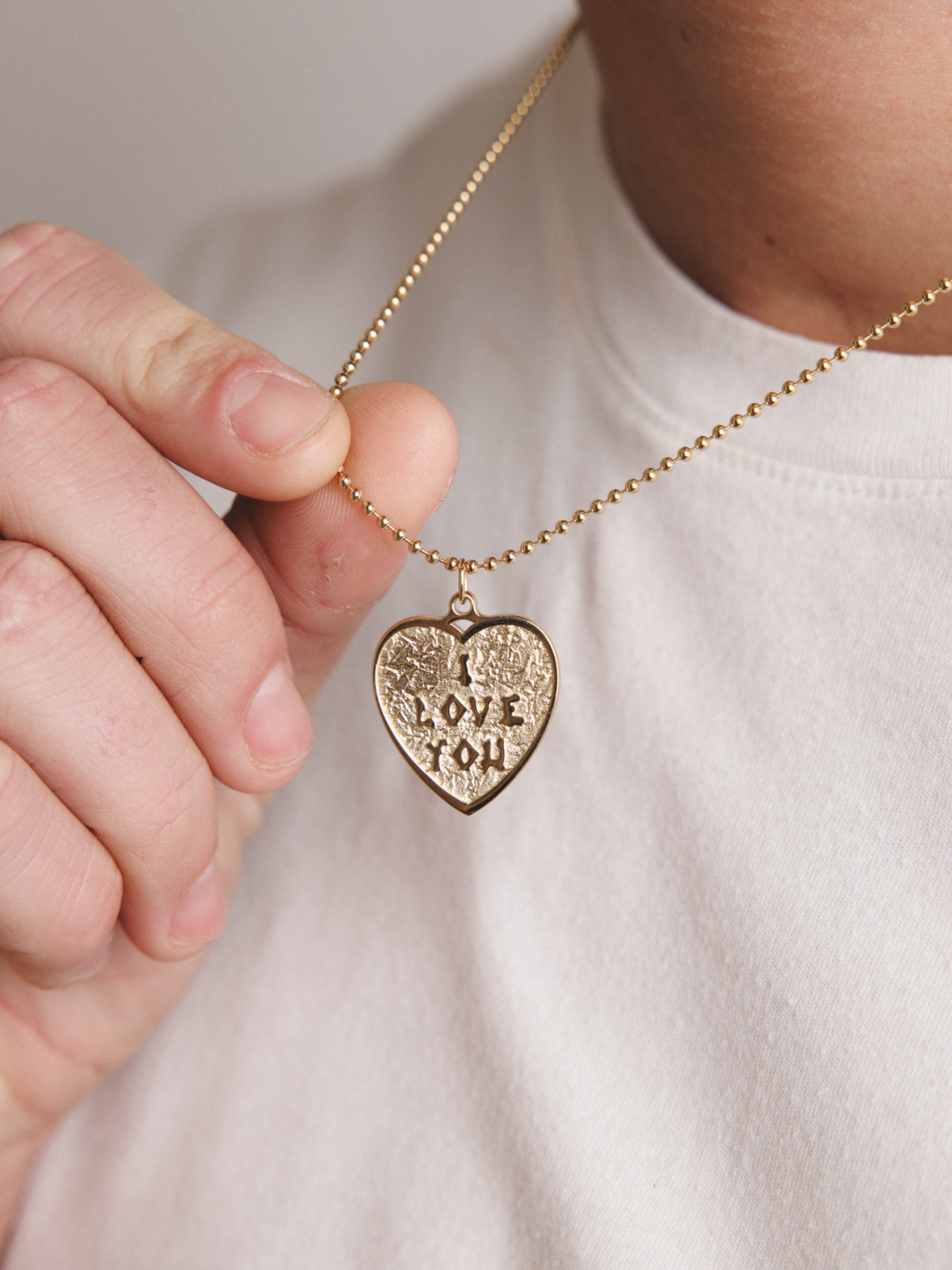 ILY Necklace - 14K Gold Vermeil
