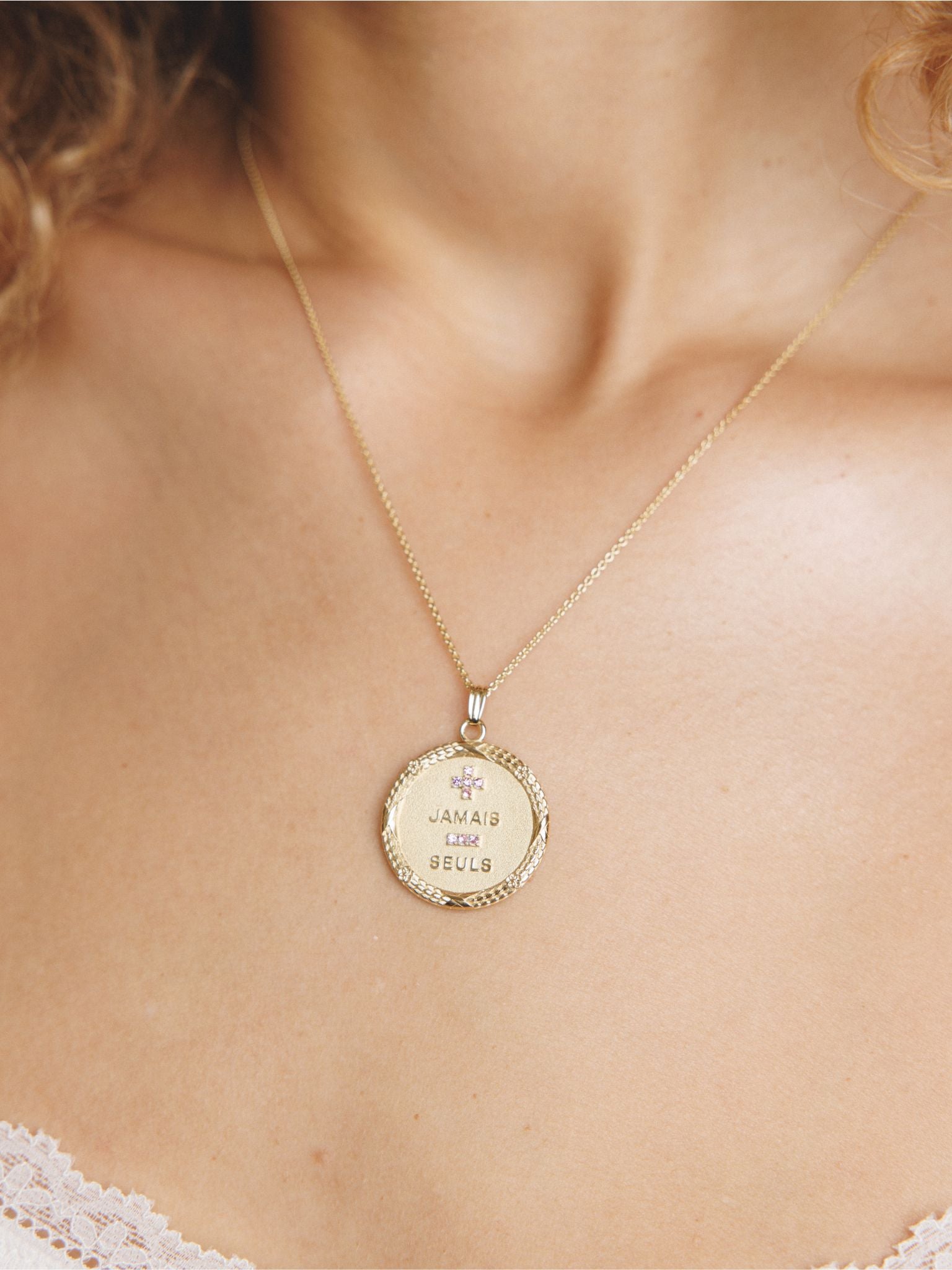 Jamais Seuls Pendant - 14K Gold Vermeil