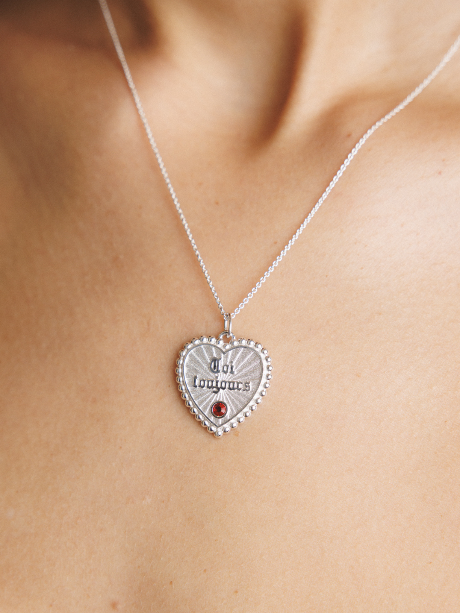 Toi Toujours Necklace - .925 Sterling Silver