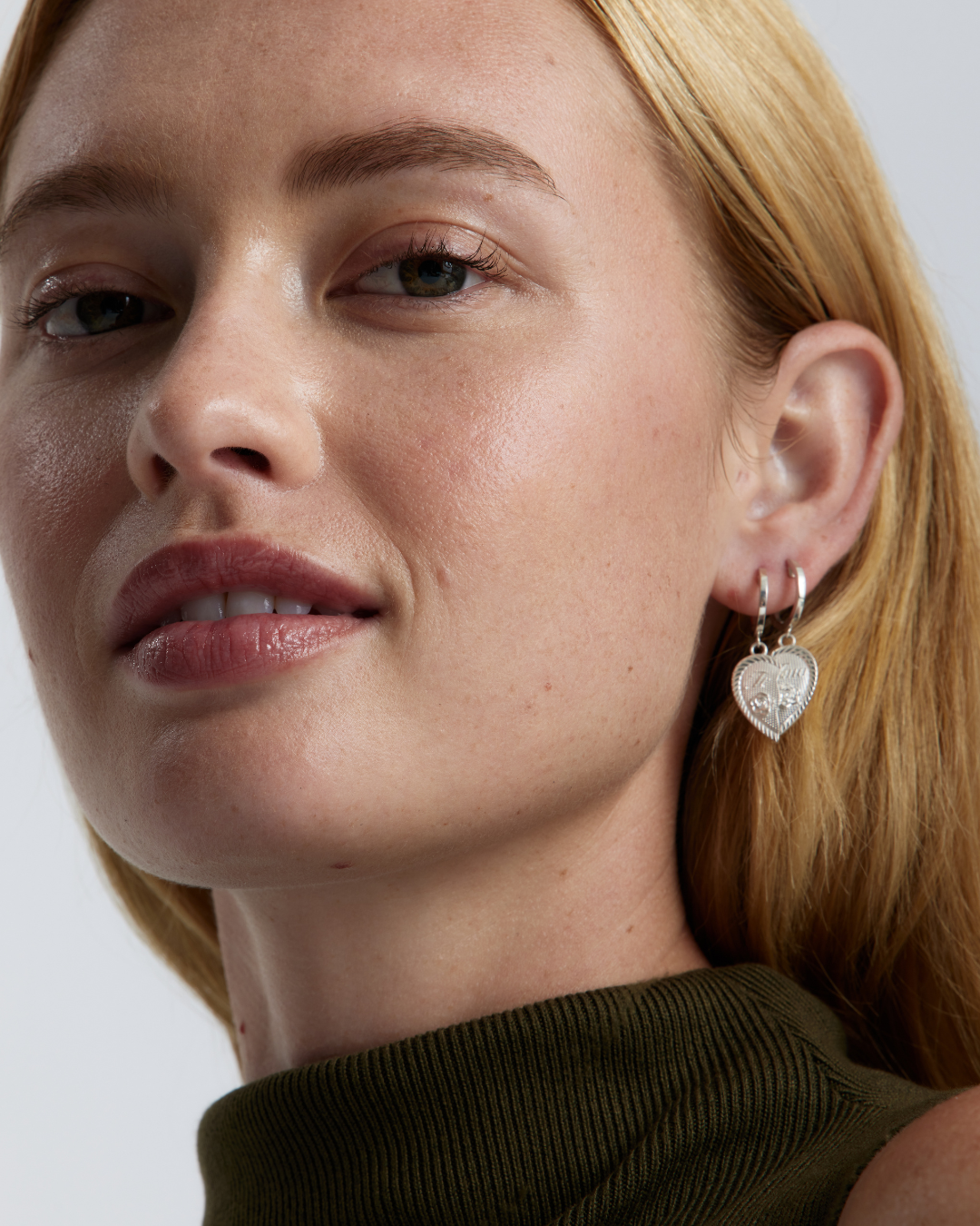Te Amo Earrings - Sterling Silver