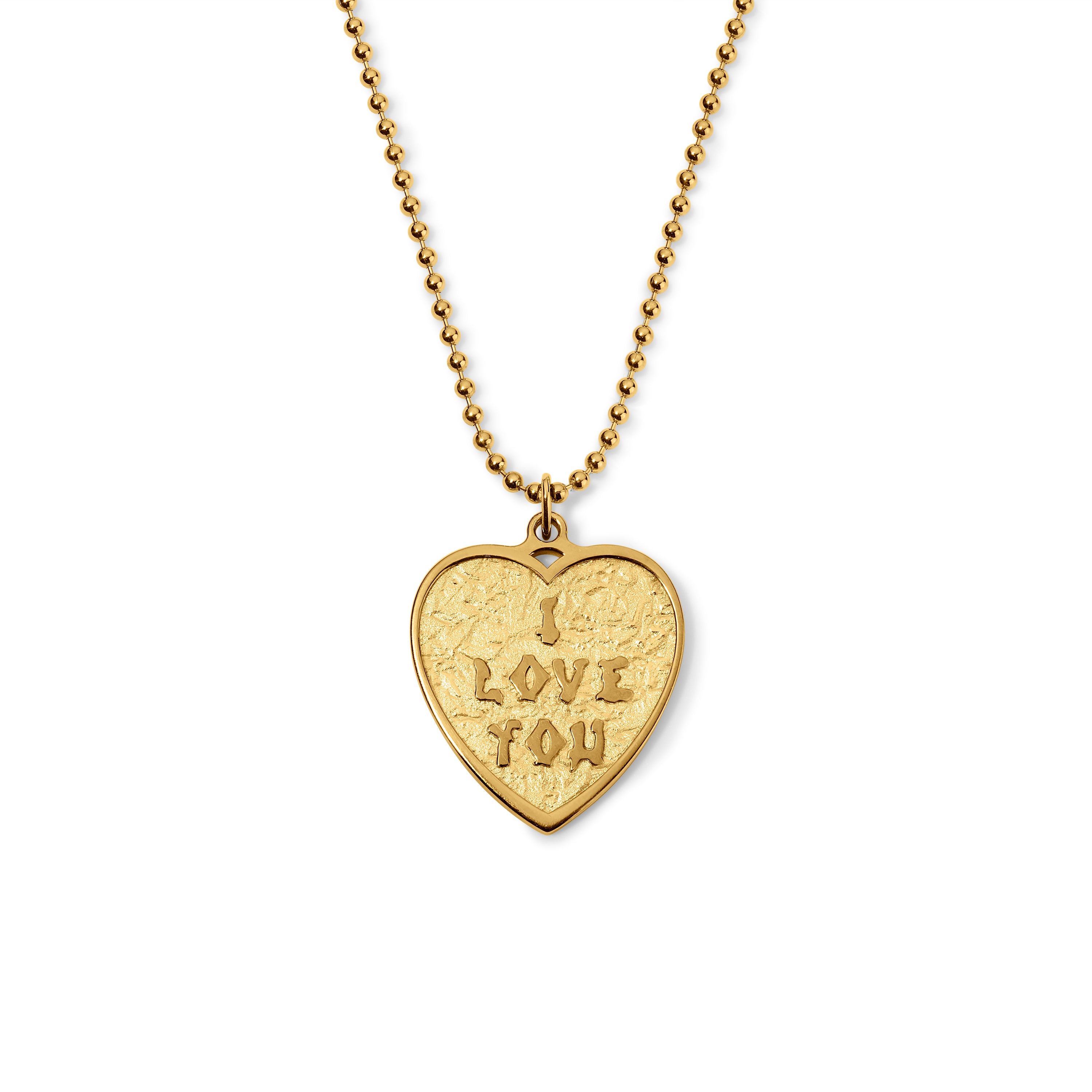 ILY Necklace - 14K Gold Vermeil