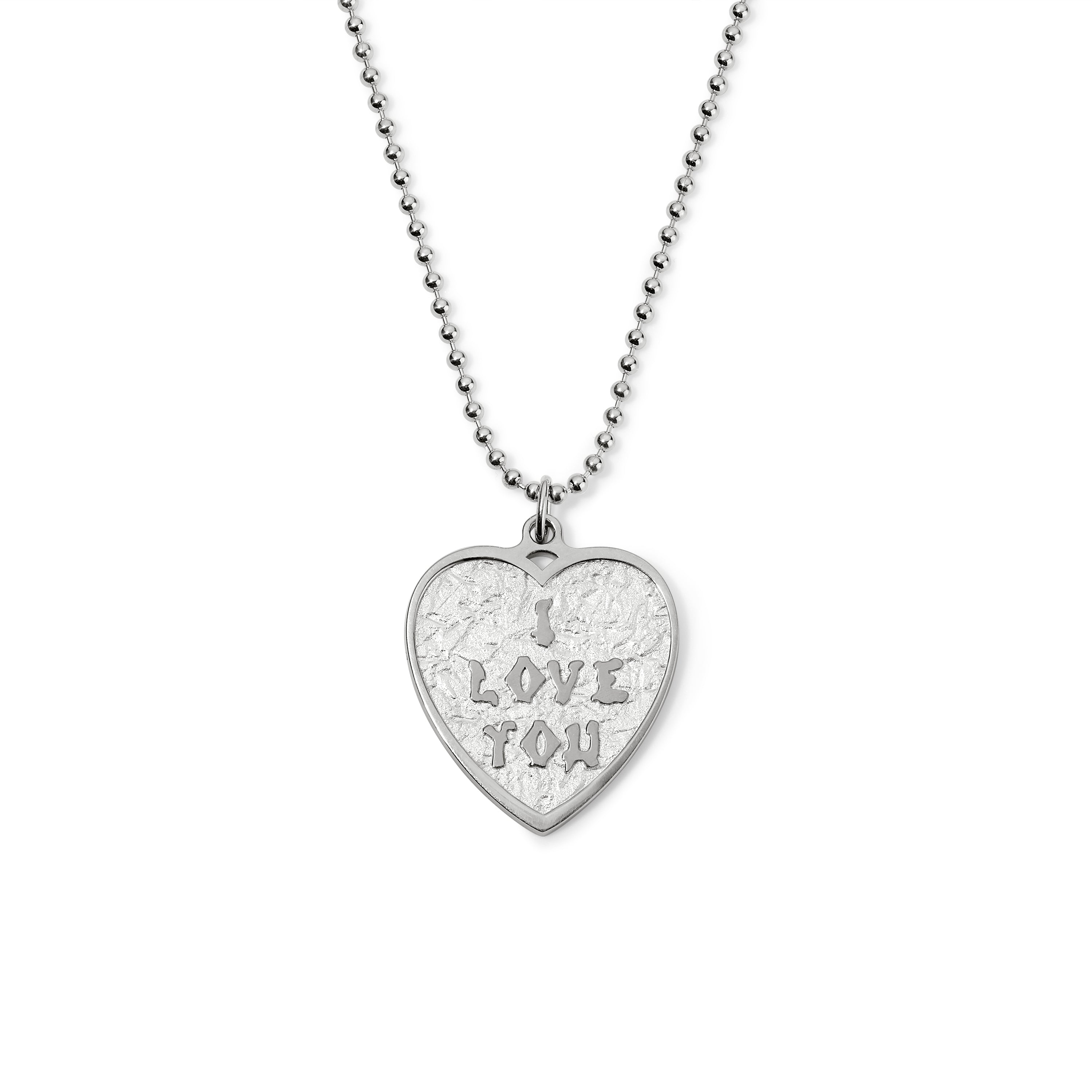 ILY Necklace - .925 Sterling Silver