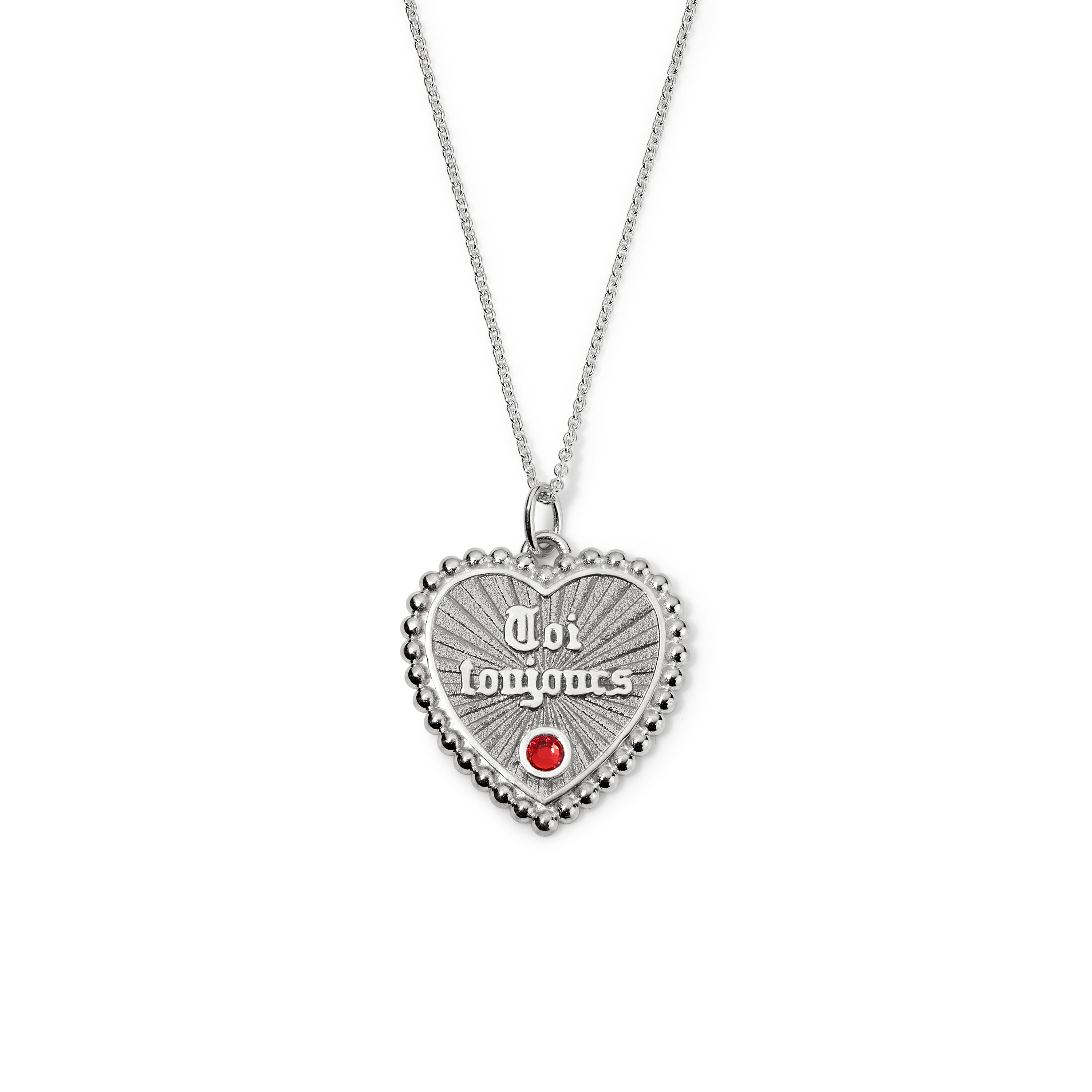 Toi Toujours Necklace - .925 Sterling Silver