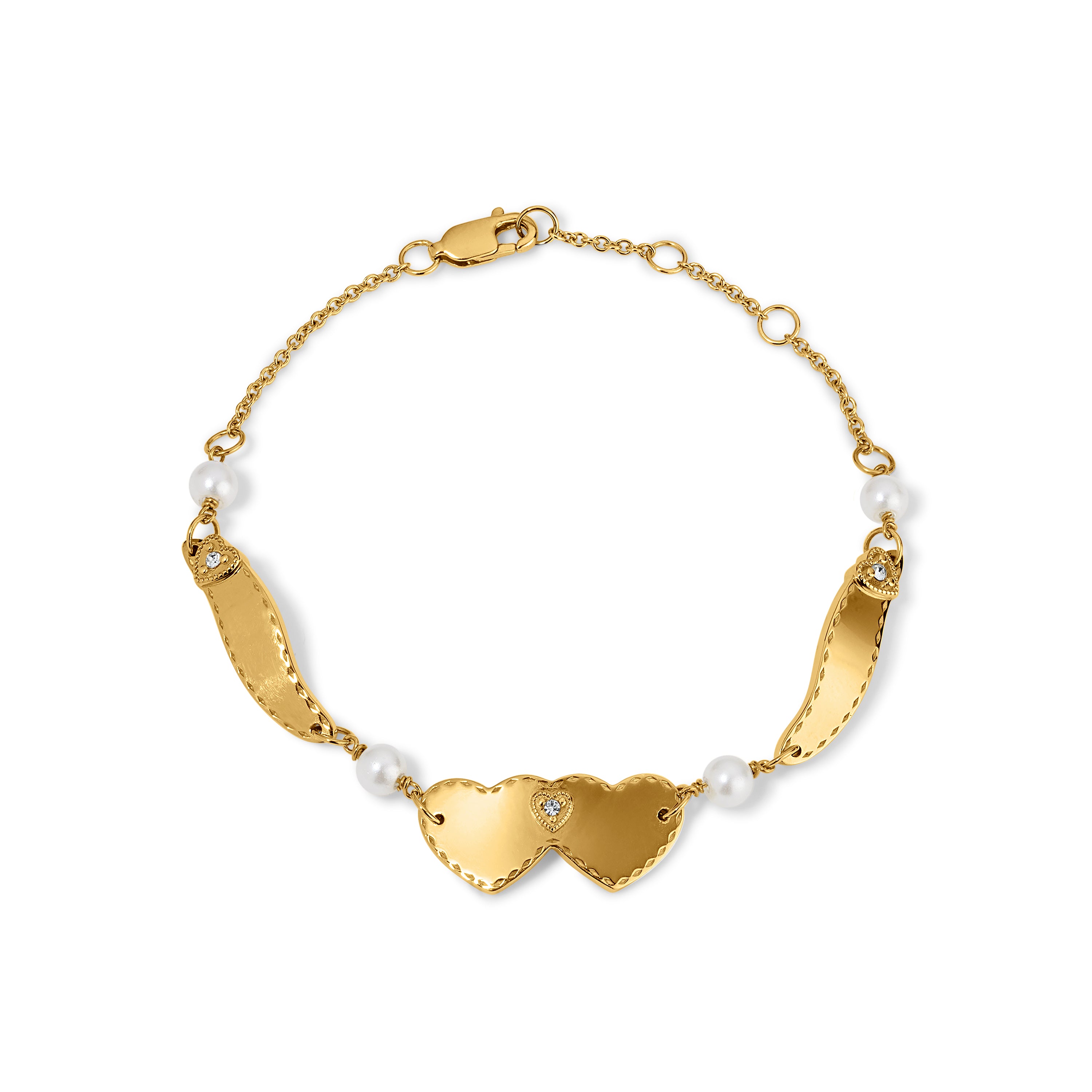 Wings of Love Bracelet - 14K Gold Vermeil