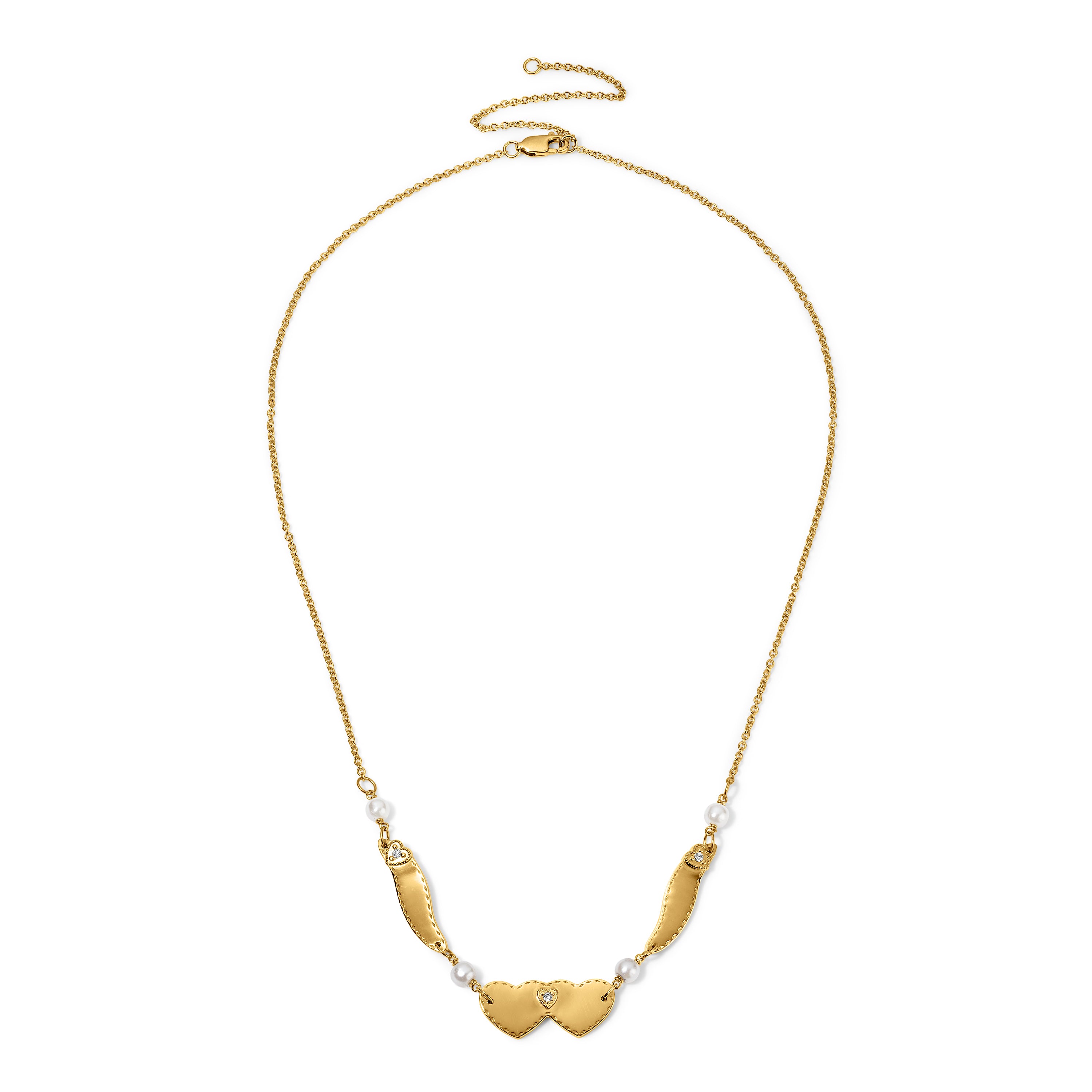 Wings of Love Necklace - 14K Gold Vermeil