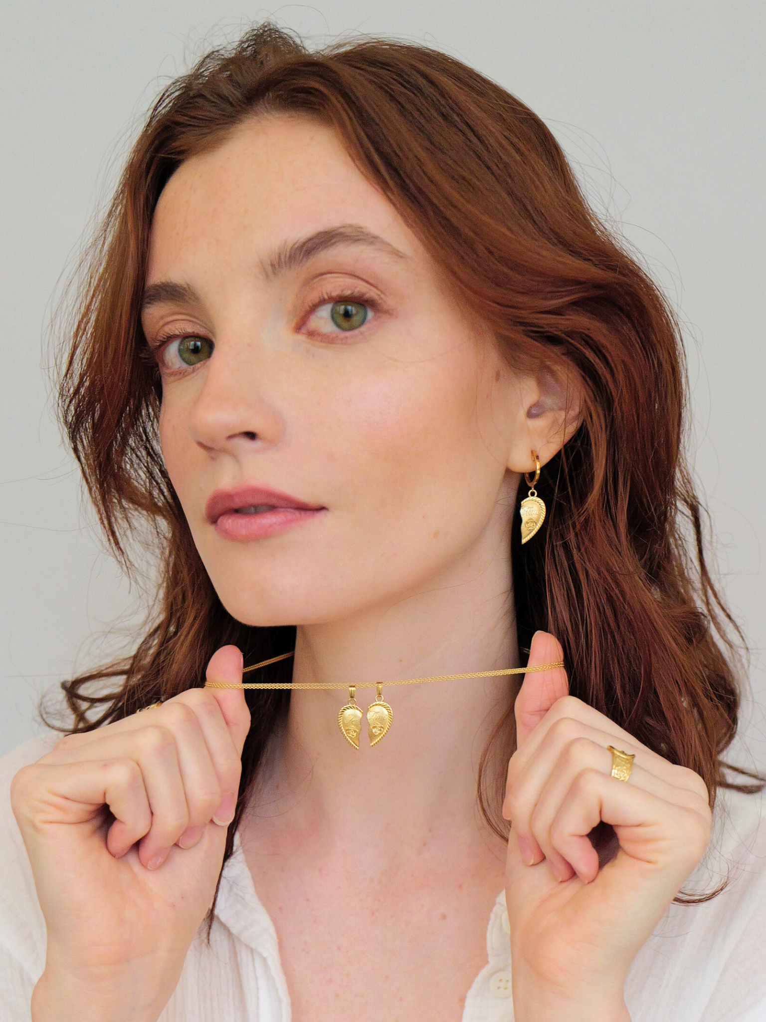 Te Amo Necklace - Gold Vermeil