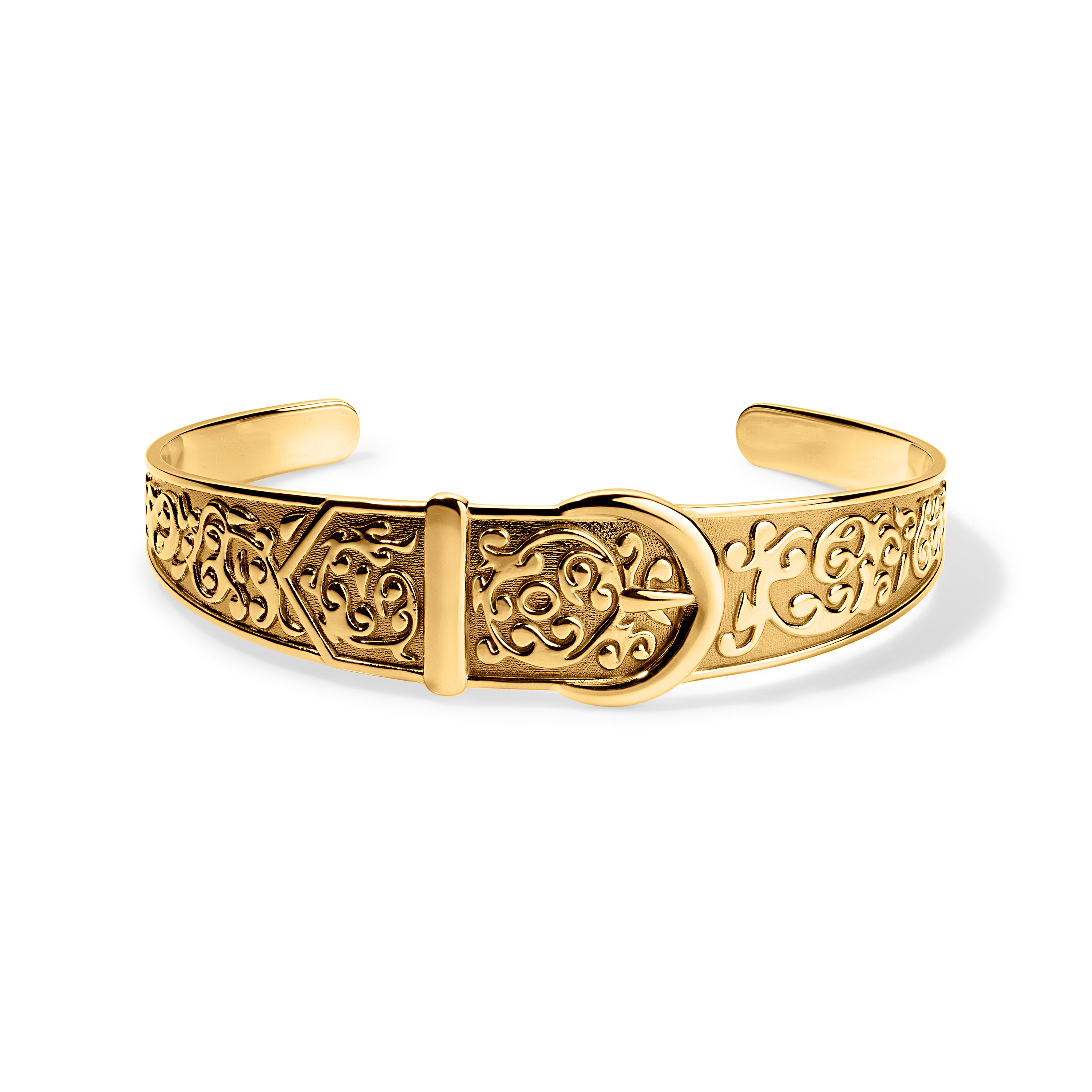 Buckle Cuff - 14K Gold Vermeil