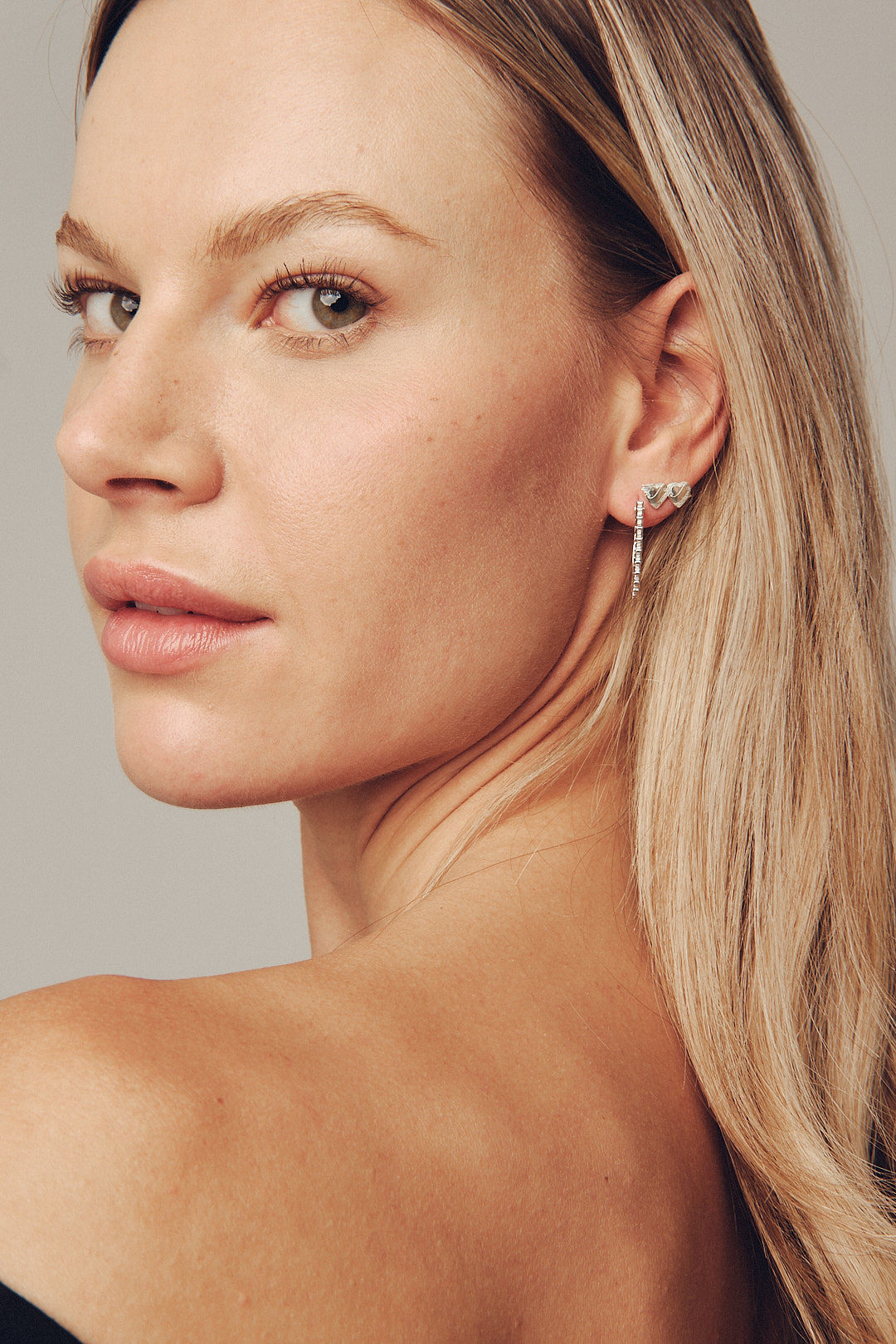 Il Bat Pour Toi Hoops - Sterling Silver