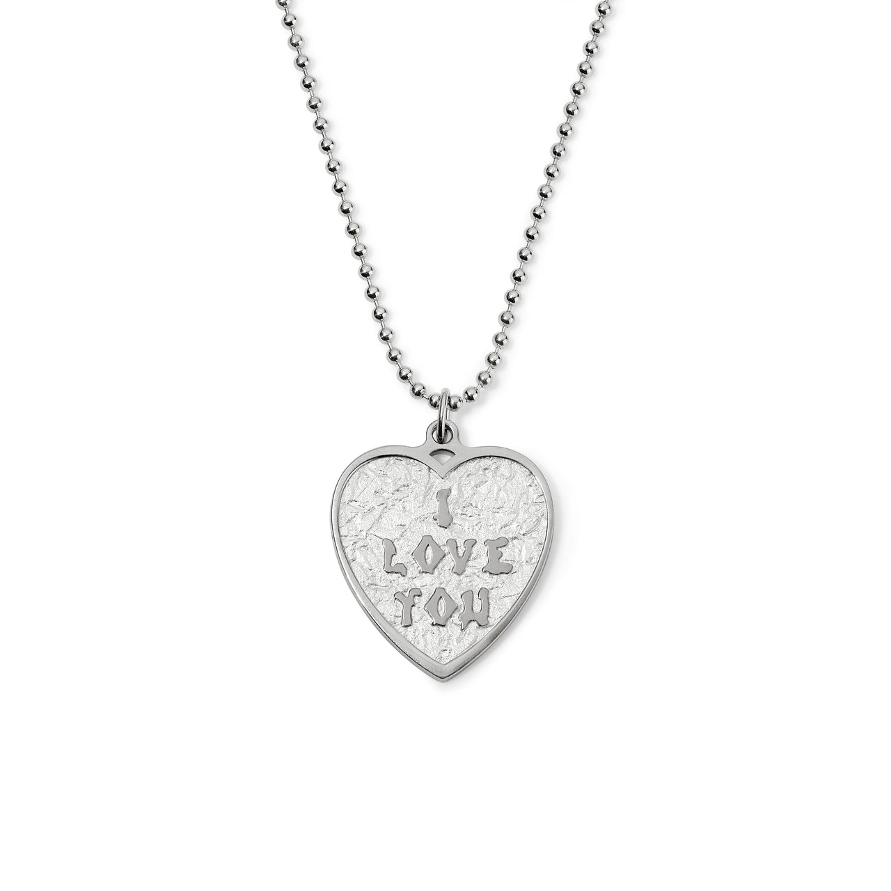 ILY Necklace - .925 Sterling Silver