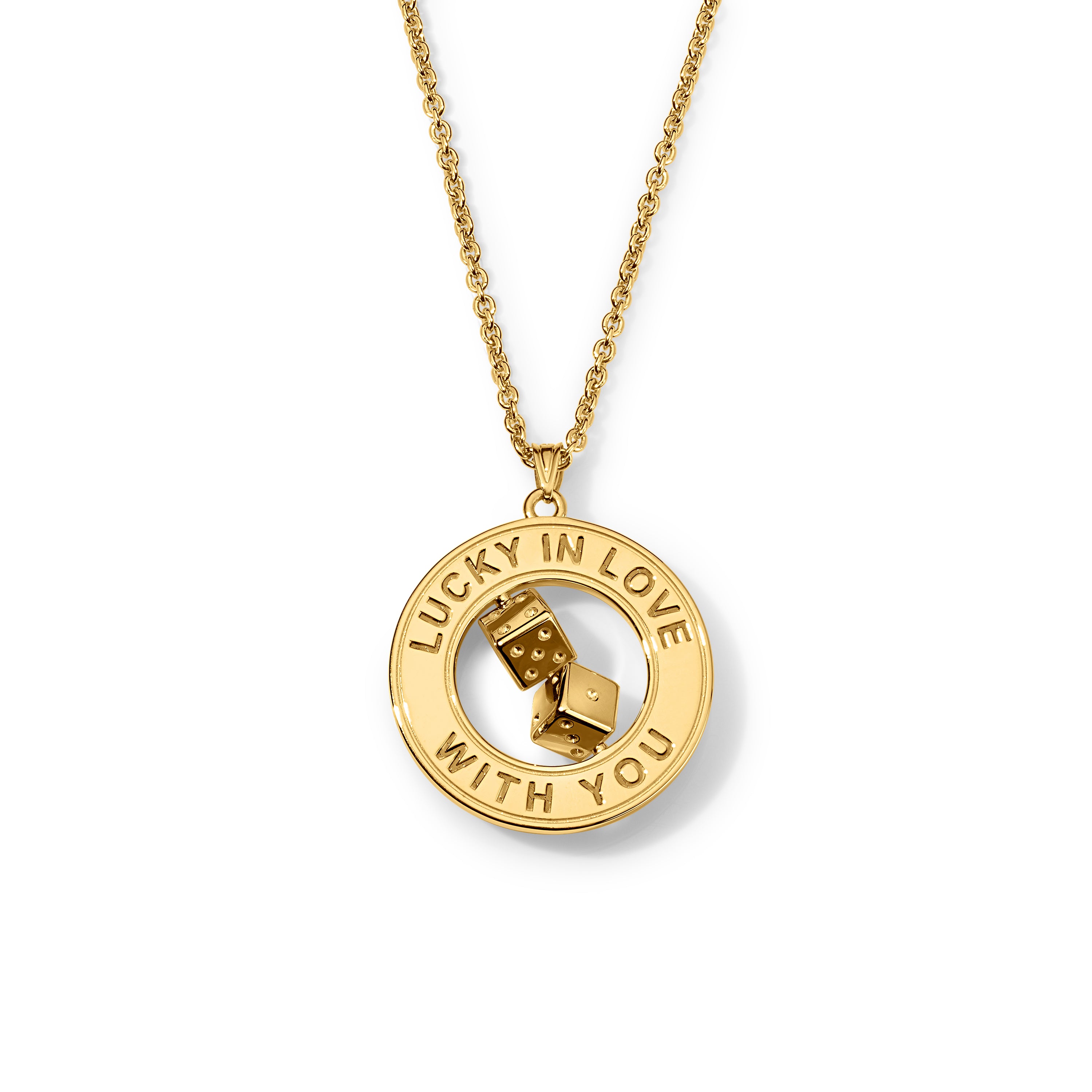 Lucky in Love Pendant - Gold Vermeil
